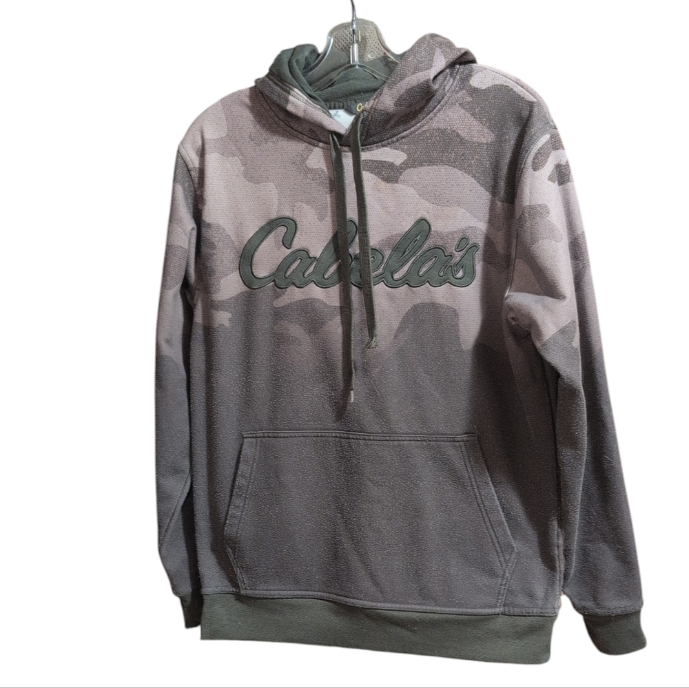 Cabela’s Game Day Camo Hoodie Men’s Small True Timber Pullover Hunting